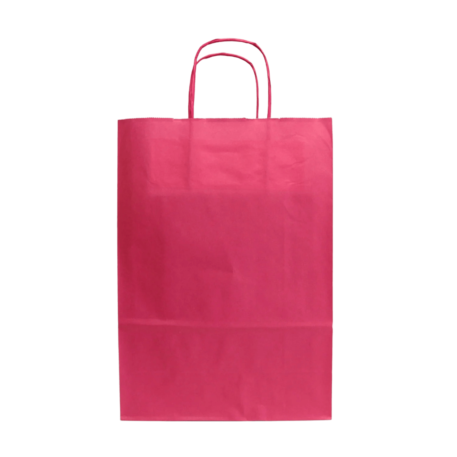 Papirnate vrećice s pletenom ručkom - ROZA - 220x100x310mm